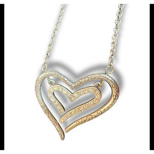 34 Brighton Hearts Necklace my heart lives in your heart